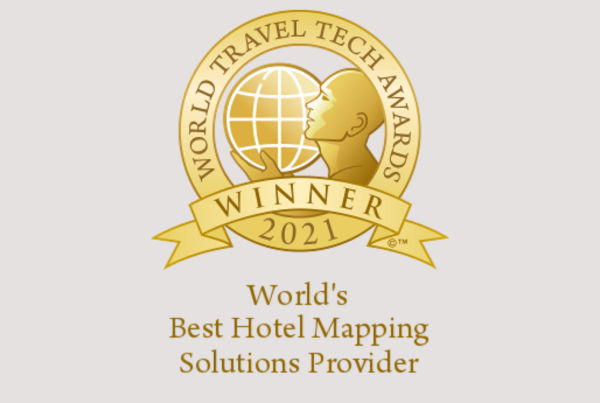 Vervotech Mappings gana el premio al mejor proveedor de soluciones cartográficas para hoteles de 2021 en los World Travel Tech Awards