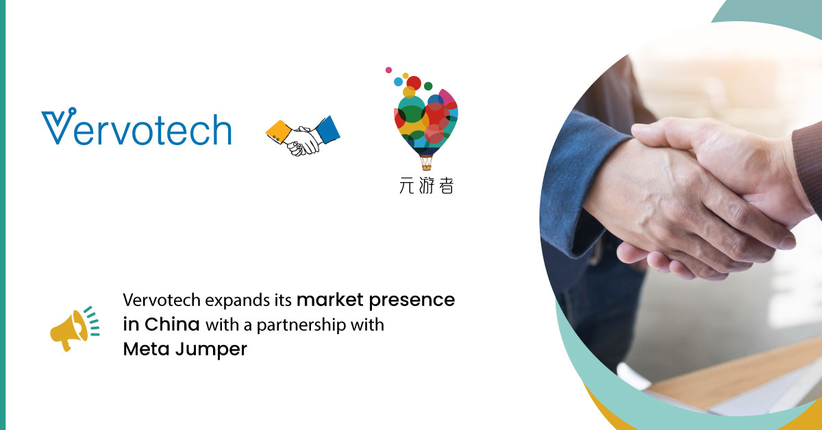 Vervotech expands its market presence in China with a partnership with Meta Jumper