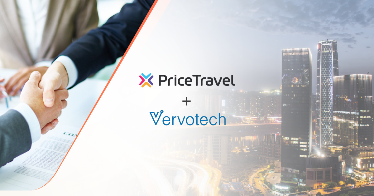 PriceTravel Holdings et Vervotech collaborent à la mise au point de solutions technologiques avancées pour les voyageurs
